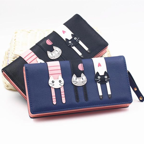 wallets wallet ms. cute three cats long korean cartoon zipper multifunctional bank card bag woman, Red;black
wallets wallet ms. cute three cats long korean cartoon zipper multifunctional bank card bag woman, Red;black