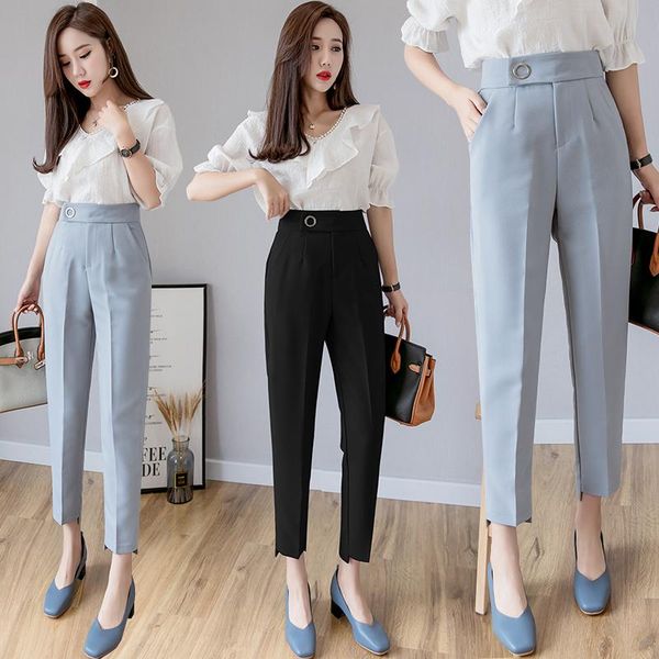 women's pants & capris elegant plus size women korean office lady high waist pockets formal spring autumn trousers pantalon mujer, Black;white
women's pants & capris elegant plus size women korean office lady high waist pockets formal spring autumn trousers pantalon mujer, Black;white