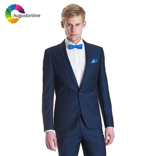 men's suits & blazers navy blue groom tuxedo shawl lapel jacket pants 2piece slim fit man terno masculino custom made costume, White;black
men's suits & blazers navy blue groom tuxedo shawl lapel jacket pants 2piece slim fit man terno masculino custom made costume, White;black