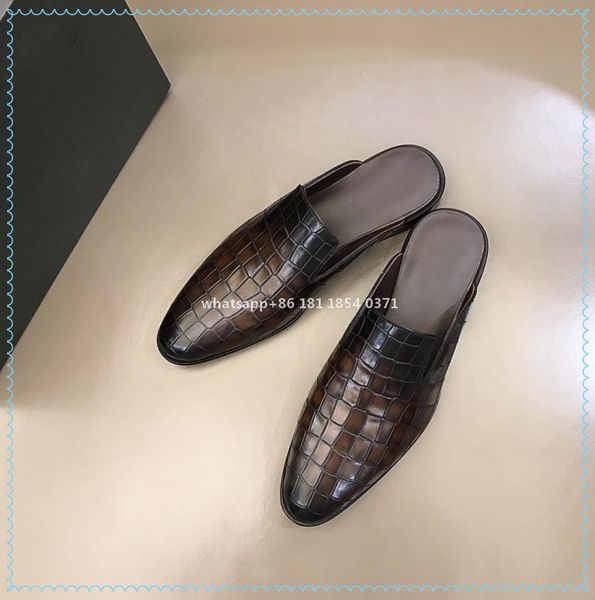 2021ss slippers qualtiy designer comfortable brand men's high-end wear half size38-45, Black
2021ss slippers qualtiy designer comfortable brand men's high-end wear half size38-45, Black