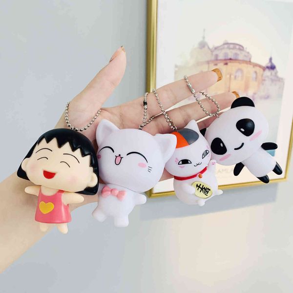 cute cartoon creative doll car children's key chain bag pendant small gift, Silver 
cute cartoon creative doll car children's key chain bag pendant small gift, Silver