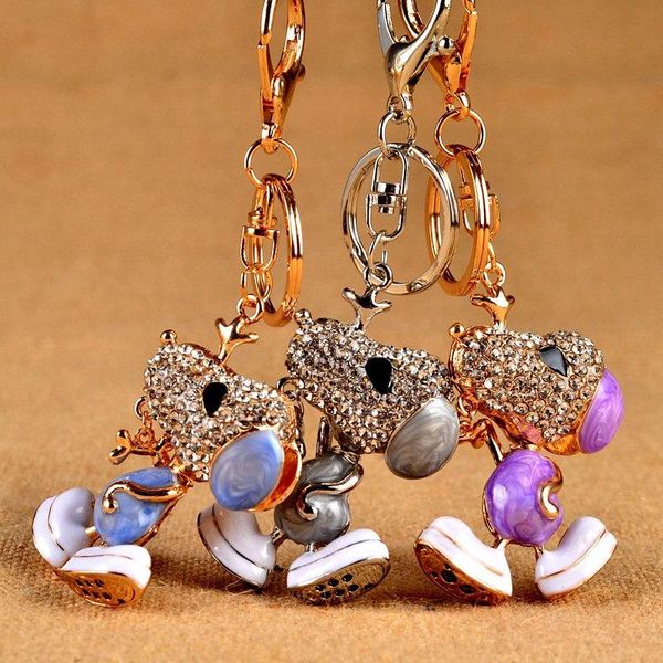 keychains diy handmade keychain animal dog keyring 3d mini bag brelok rhineshone enamel elegant chaveiro gift for gril women, Silver
keychains diy handmade keychain animal dog keyring 3d mini bag brelok rhineshone enamel elegant chaveiro gift for gril women, Silver