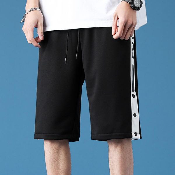 men's shorts spring and summer oversized hong kong style ins sports overalls korean version of the trend five-point casual pants, White;black
men's shorts spring and summer oversized hong kong style ins sports overalls korean version of the trend five-point casual pants, White;black