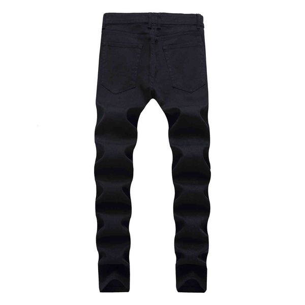 men's jeans skinny s black cool ripped hole stretch slim fit denim biker hip hop streetwear 1820# axfh, Blue
men's jeans skinny s black cool ripped hole stretch slim fit denim biker hip hop streetwear 1820# axfh, Blue