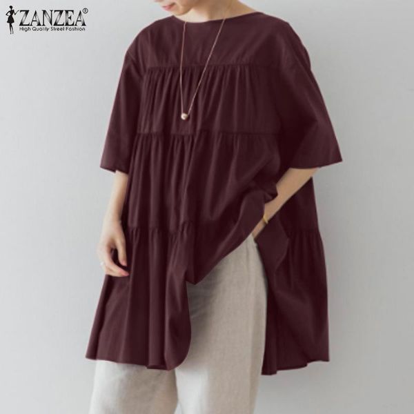 women's blouses & shirts elegant solid ruffle summer 2022 casual short sleeve blusas female hollow tunic plus size chemise, White
women's blouses & shirts elegant solid ruffle summer 2022 casual short sleeve blusas female hollow tunic plus size chemise, White