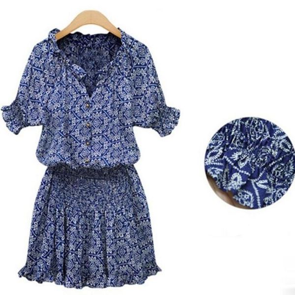 women's swimwear 2021 vetement femme women summer beach dress floral print casual short sleeve mini clothes elbise sundre#1, White;black
women's swimwear 2021 vetement femme women summer beach dress floral print casual short sleeve mini clothes elbise sundre#1, White;black
