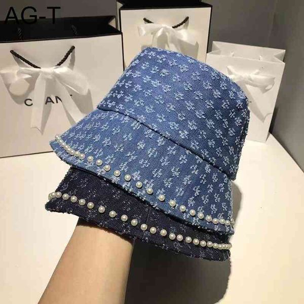 well-known brand small fragrant wind pearl bucket fisherman hat women summer edition sun block basin hat cowboy wholesale, Blue;gray
well-known brand small fragrant wind pearl bucket fisherman hat women summer edition sun block basin hat cowboy wholesale, Blue;gray