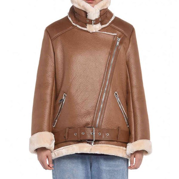women's jackets women winter lambs wool fur collar zipper parka warm thick outerwear faux lamb leather jacket coat eaxv, Black;brown
women's jackets women winter lambs wool fur collar zipper parka warm thick outerwear faux lamb leather jacket coat eaxv, Black;brown