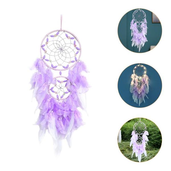 decorative objects & figurines 1pc dreamcatcher ornament dream catcher pendant wall hanging decor (purple)
decorative objects & figurines 1pc dreamcatcher ornament dream catcher pendant wall hanging decor (purple)