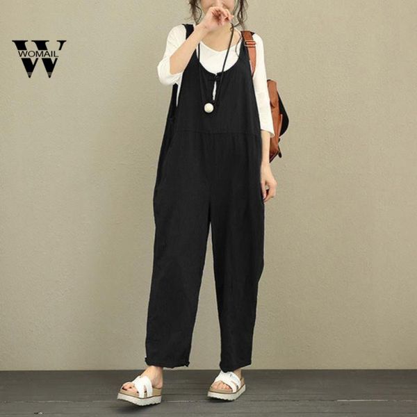 women's jumpsuits & rompers 2021 summer women sleeveless dungarees loose cotton long playsuit jumpsuit pants trousers amazing mar 15, Black;white
women's jumpsuits & rompers 2021 summer women sleeveless dungarees loose cotton long playsuit jumpsuit pants trousers amazing mar 15, Black;white