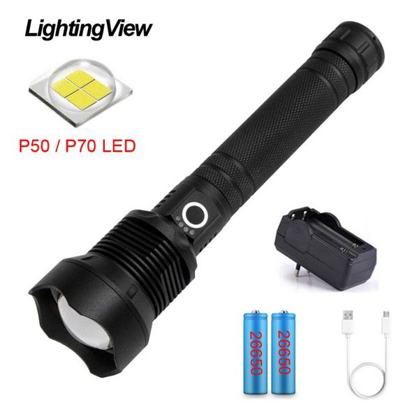 lightingview p50/70 led aluminum outdoor high power glare tactical for hiking camping 18650 battery usb charging flashlights torc torches
lightingview p50/70 led aluminum outdoor high power glare tactical for hiking camping 18650 battery usb charging flashlights torc torches