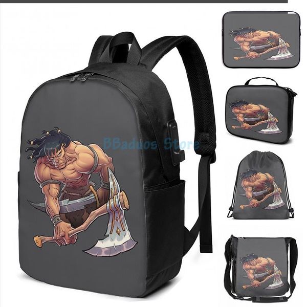 funny graphic print conan the barbarian usb charge backpack men school bags women bag travel laptop
funny graphic print conan the barbarian usb charge backpack men school bags women bag travel laptop