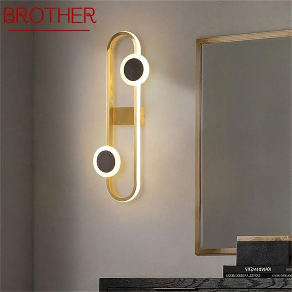 wall lamp brother nordic sconces lamps brass contemporary creative led light indoor for home
wall lamp brother nordic sconces lamps brass contemporary creative led light indoor for home