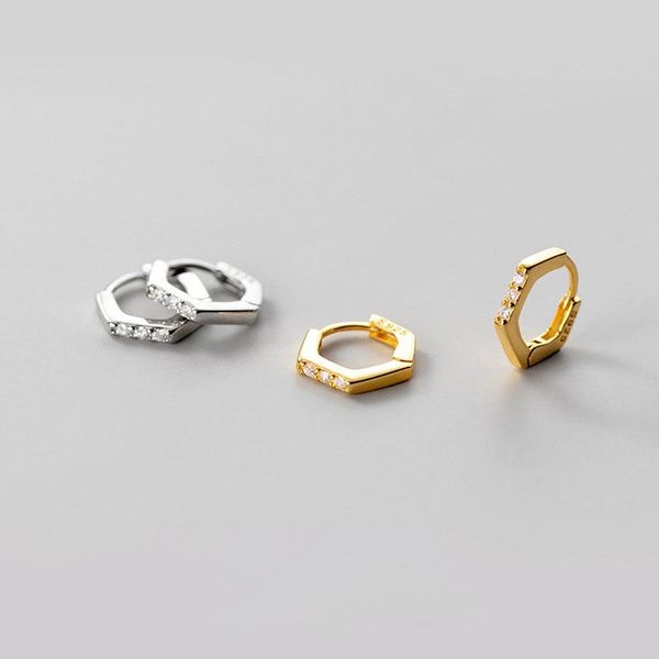hoop & huggie real 925 sterling silver small earrings for women teen girls cz zircon crystal geometric korean earings fashion jewelry, Golden;silver
hoop & huggie real 925 sterling silver small earrings for women teen girls cz zircon crystal geometric korean earings fashion jewelry, Golden;silver