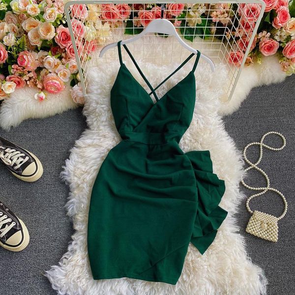 cultivate morality falbala condole furbelow knit short bag hip low-cut v-neck dress one pace casual dresses, Black;gray
cultivate morality falbala condole furbelow knit short bag hip low-cut v-neck dress one pace casual dresses, Black;gray