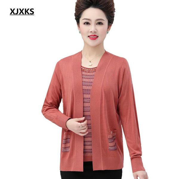 women's sweaters xjxks 2021 spring autumn women wool two-piece set loose plus size fashion v-neck cardigan + short-sleeved knitted top, White;black
women's sweaters xjxks 2021 spring autumn women wool two-piece set loose plus size fashion v-neck cardigan + short-sleeved knitted top, White;black