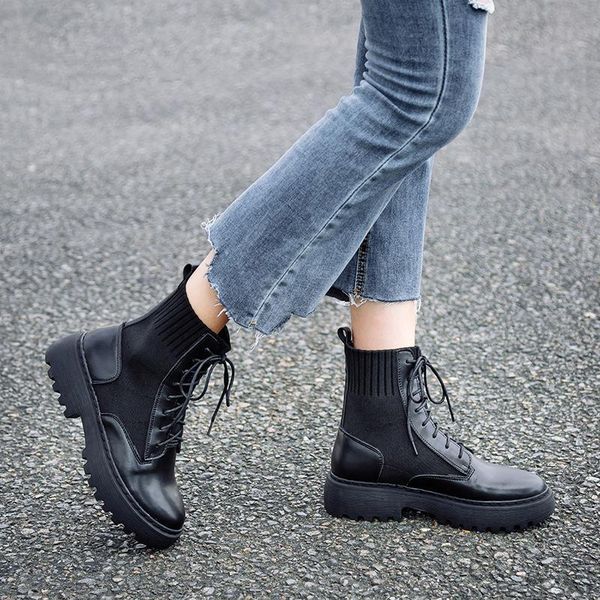 socks boots autumn and winter women british style thin thick bottom ankle large size 41-43, Black
socks boots autumn and winter women british style thin thick bottom ankle large size 41-43, Black
