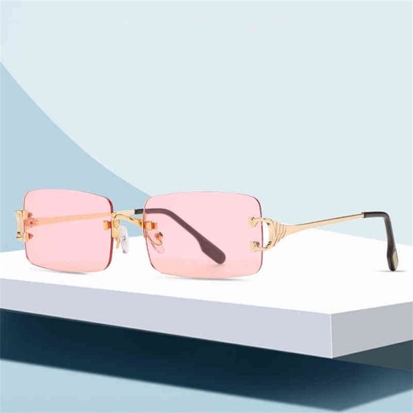 73% off factory sale new frameless men's and women's sunglasses personalized small box versatile sunglasses, White;black
73% off factory sale new frameless men's and women's sunglasses personalized small box versatile sunglasses, White;black