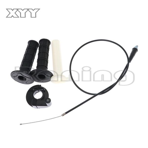 motorcycle grips 7/8" 22mm hand grip with throttle twist cable for atv quad pit dirt bike motocross racing handlebars
motorcycle grips 7/8" 22mm hand grip with throttle twist cable for atv quad pit dirt bike motocross racing handlebars