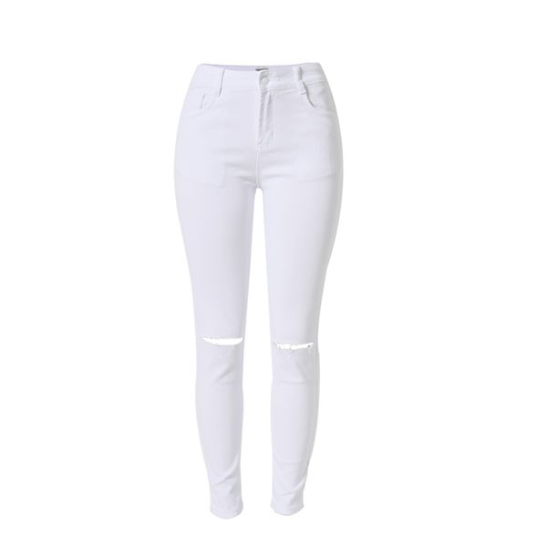 042301 fashion high waist jeans woman femme stretch white pencil pants denim with pockets skinny ripped jeans for women, Blue
042301 fashion high waist jeans woman femme stretch white pencil pants denim with pockets skinny ripped jeans for women, Blue