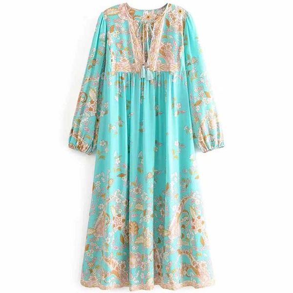 casual dresses turquoise floral boho dress long sleeve v-neck 2021 autumn tassel tied bohemian style women, Black;gray
casual dresses turquoise floral boho dress long sleeve v-neck 2021 autumn tassel tied bohemian style women, Black;gray
