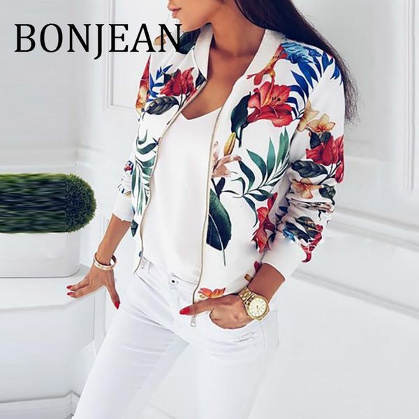 women's jackets bonjean plus size 2021 autumn outerwear floral print coats long sleeve slim jacket white baseball bj1726, Black;brown
women's jackets bonjean plus size 2021 autumn outerwear floral print coats long sleeve slim jacket white baseball bj1726, Black;brown