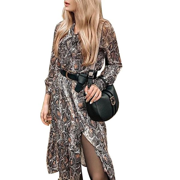 casual dresses 2021 spring women snake printed maxi elegant ladies long sleeve bow collar high waist chiffon dress vestidos mujer, Black;gray
casual dresses 2021 spring women snake printed maxi elegant ladies long sleeve bow collar high waist chiffon dress vestidos mujer, Black;gray