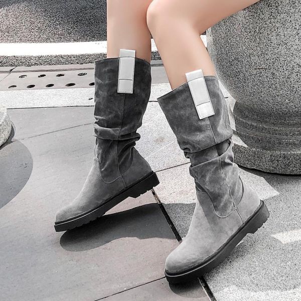 boots frosted leather flat bottom riding large 40-43 high comfortable women's, Black
boots frosted leather flat bottom riding large 40-43 high comfortable women's, Black
