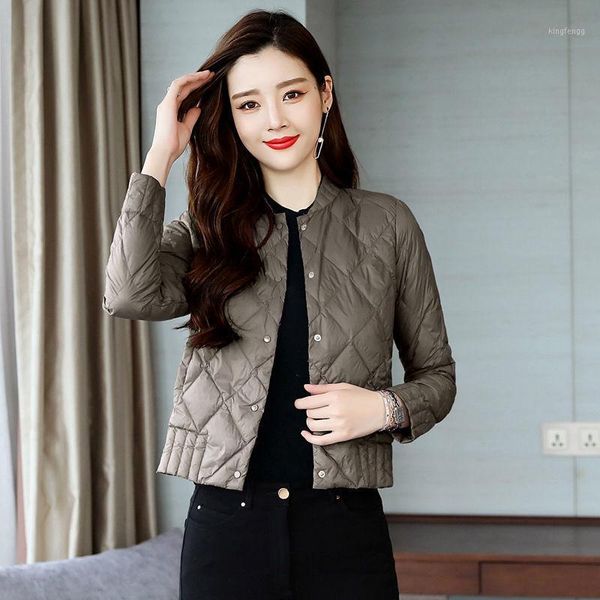 women's down & parkas 2021 winter women coat female ultralight o-neck duck jacket ladies portable padded puffer overcoat q100, Black
women's down & parkas 2021 winter women coat female ultralight o-neck duck jacket ladies portable padded puffer overcoat q100, Black