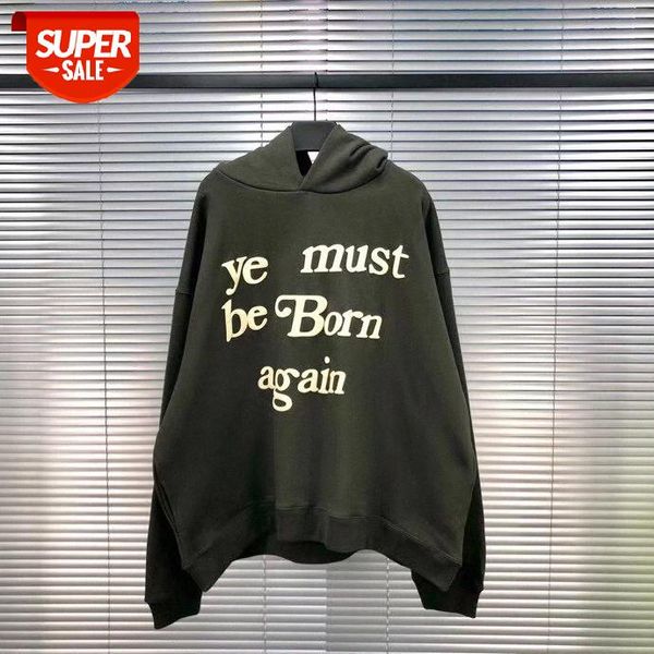 cpfm ye must be born again kanye letter foam men's and women's hooded sweater #k18j, Black
cpfm ye must be born again kanye letter foam men's and women's hooded sweater #k18j, Black