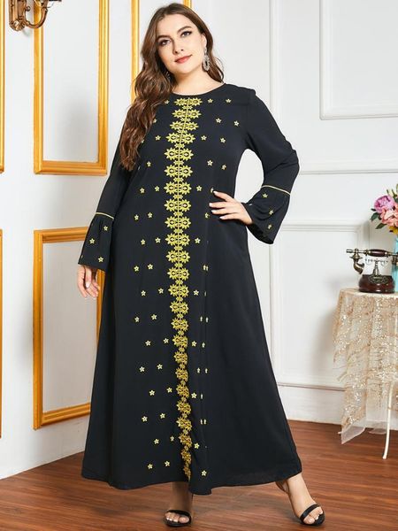 casual dresses 2021 spring autumn dress women long sleeve embroidery abayas muslim dubai turkey maxi plus size islamic clothing, Black;gray
casual dresses 2021 spring autumn dress women long sleeve embroidery abayas muslim dubai turkey maxi plus size islamic clothing, Black;gray