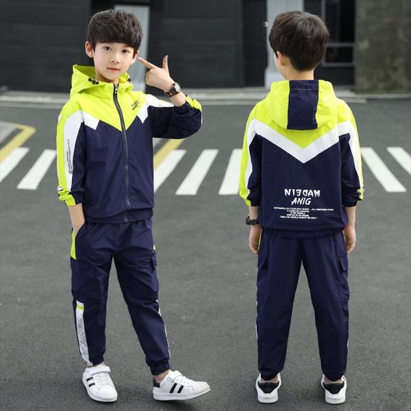 spring summer childrens clothes suit boys coat pants 2pcs set teenage sport costume for kids streetwear, White
spring summer childrens clothes suit boys coat pants 2pcs set teenage sport costume for kids streetwear, White