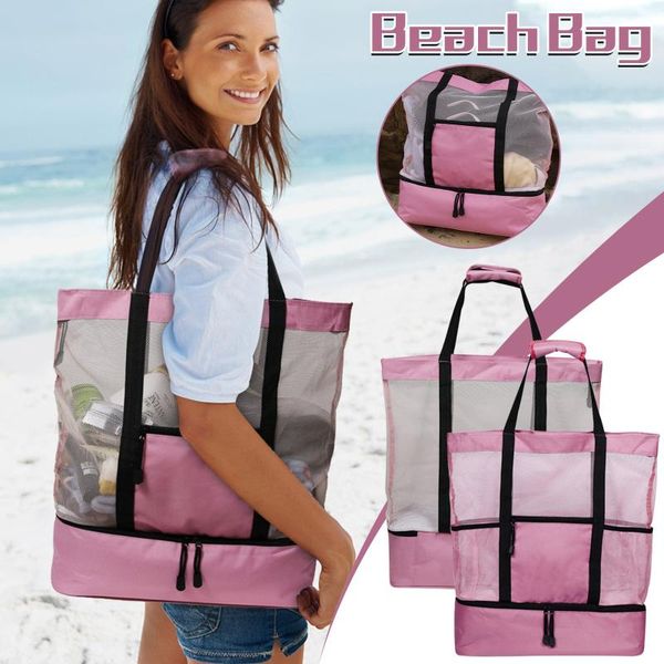 beach tote bag with detachable extra large mesh storage for outdoor oversized travel pool insulated picnic cooler bags
beach tote bag with detachable extra large mesh storage for outdoor oversized travel pool insulated picnic cooler bags