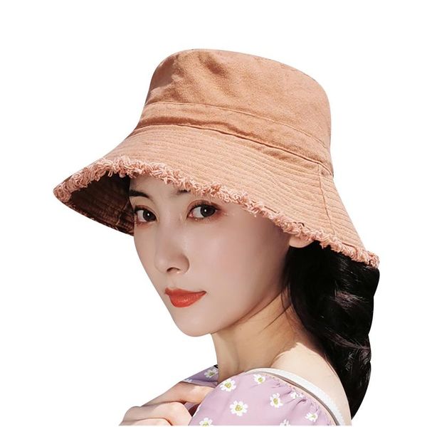 wide brim hats elegant bucket hat solid color women summer sun protection fisherman breathable beach travel outdoor cap femme gorro 2021, Blue;gray
wide brim hats elegant bucket hat solid color women summer sun protection fisherman breathable beach travel outdoor cap femme gorro 2021, Blue;gray