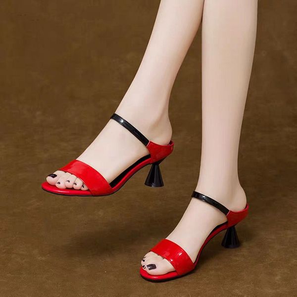 women cute pu leather black comfort spring high heel shoes lady casual red buckle strap heels zapatos de mujer a6129
women cute pu leather black comfort spring high heel shoes lady casual red buckle strap heels zapatos de mujer a6129