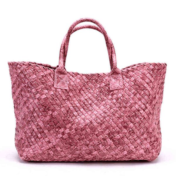 shopping bags bolso de mano cuero tejido con estampado pitn para mujer cartera estilo europeo y americano gran capacidad informal 220303
shopping bags bolso de mano cuero tejido con estampado pitn para mujer cartera estilo europeo y americano gran capacidad informal 220303