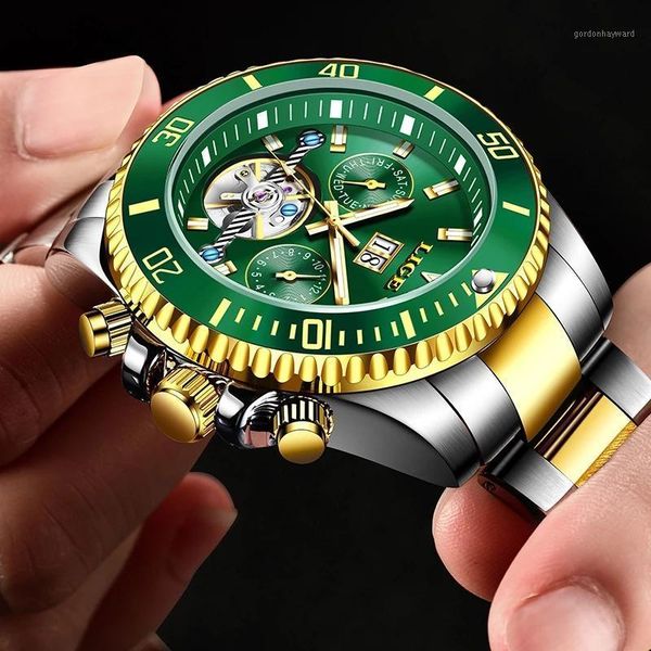 men watches 2021 luxury tourbillon mechanical watch lige brand casual all steel waterproof clock date week wristwatch wristwatches, Slivery;brown
men watches 2021 luxury tourbillon mechanical watch lige brand casual all steel waterproof clock date week wristwatch wristwatches, Slivery;brown