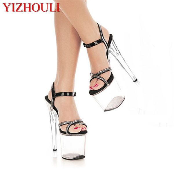 20cm ultra high heels sandals silver paillette wedding shoes platform crystal 8 inch pole dancing clubbing, Black
20cm ultra high heels sandals silver paillette wedding shoes platform crystal 8 inch pole dancing clubbing, Black