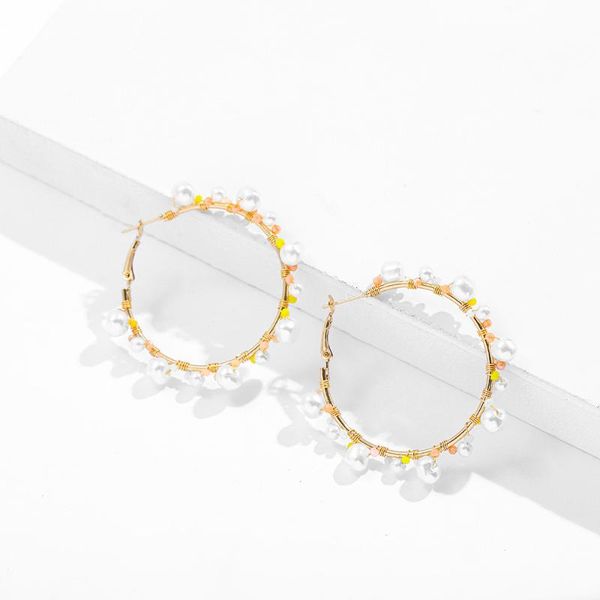 stud 2021 fashion hyperbole earrings jewelry geometric round imitaiton pearl bead circle for women girls gifts, Golden;silver
stud 2021 fashion hyperbole earrings jewelry geometric round imitaiton pearl bead circle for women girls gifts, Golden;silver