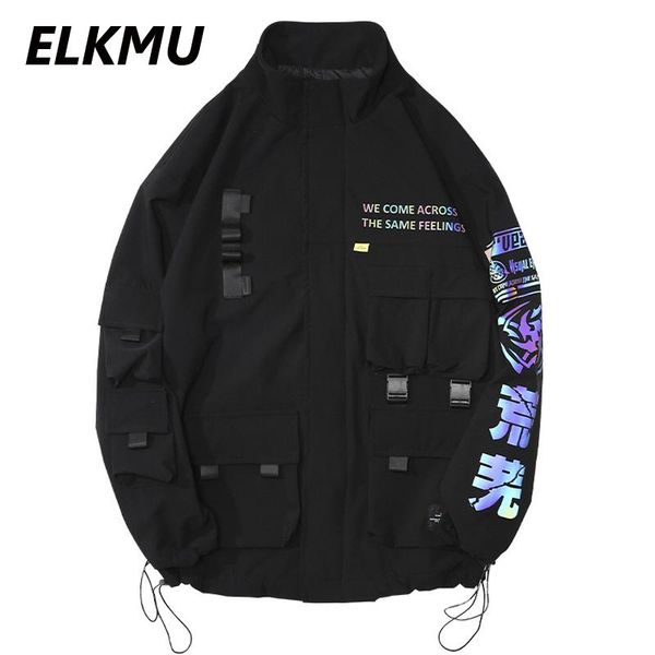 men's jackets elkmu black cargo jacket streetwear reflective windbreaker coats harajuku men fashion casual loose outwear male he457, Black;brown
men's jackets elkmu black cargo jacket streetwear reflective windbreaker coats harajuku men fashion casual loose outwear male he457, Black;brown