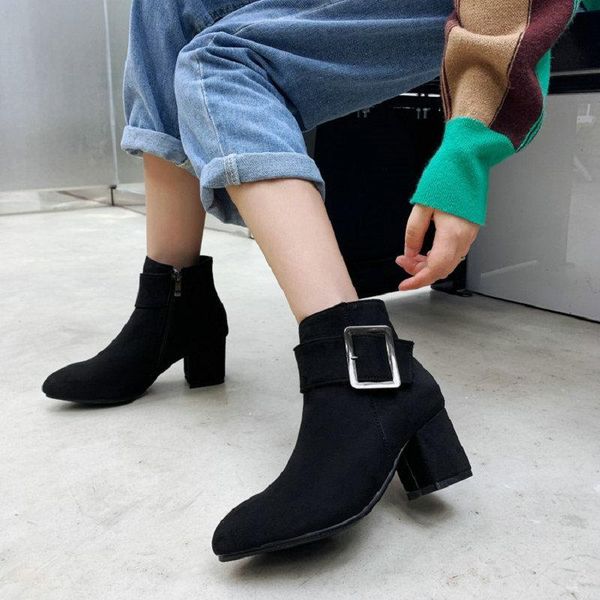 boots sianie tianie 2021 spring trendy big metal buckle belt square thick heels chic fashion women shoes womans ankle, Black
boots sianie tianie 2021 spring trendy big metal buckle belt square thick heels chic fashion women shoes womans ankle, Black