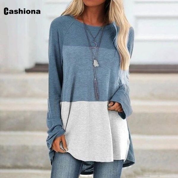 women's t-shirt cashiona plus size women basic long patchwork tees loose womens clothes 2021 spring autumn shirt femme 4xl 5xl, White
women's t-shirt cashiona plus size women basic long patchwork tees loose womens clothes 2021 spring autumn shirt femme 4xl 5xl, White