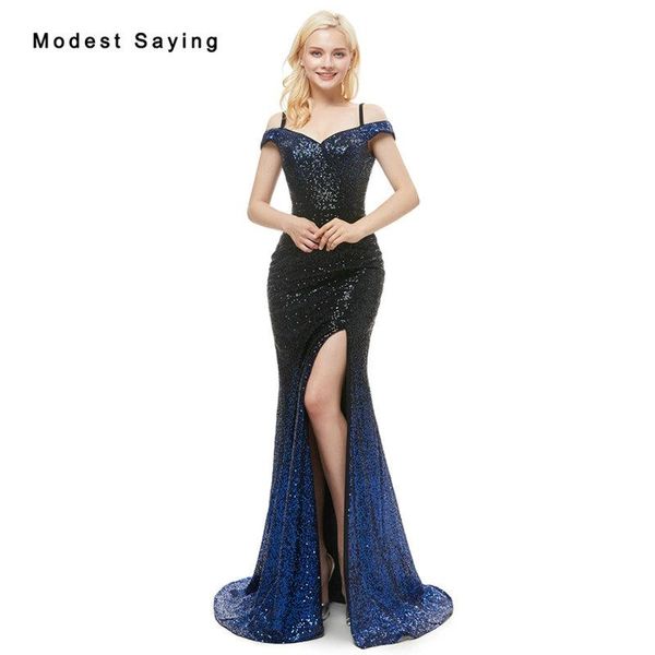 party dresses split blue and black mermaid boat neck sequined evening 2021 with straps backless long engagement prom gowns, White;black
party dresses split blue and black mermaid boat neck sequined evening 2021 with straps backless long engagement prom gowns, White;black