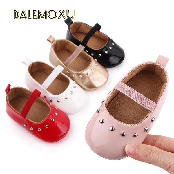 first walkers born baby girls shoes pu leather classic princess bandage infant footwear prewalker toddler walking