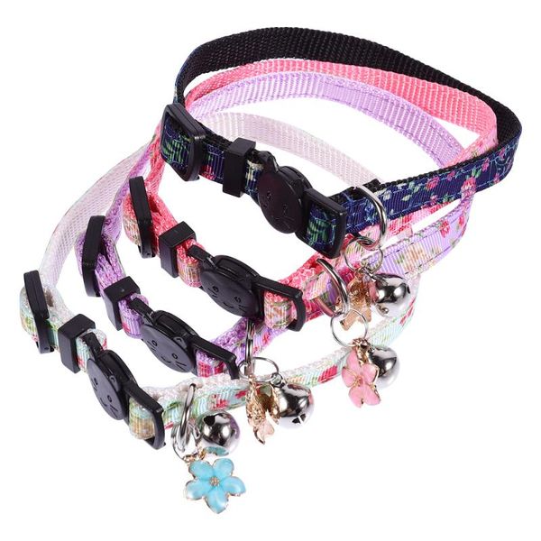 cat collars & leads 4pcs adjustable pet kitten colorful flower collar safety neckwear
cat collars & leads 4pcs adjustable pet kitten colorful flower collar safety neckwear