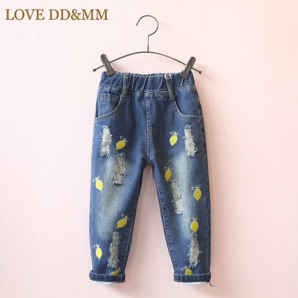 love dd&mm girls pants children's clothing cartoon lemon embroidered fashion hole jeans trousers kids clothes 210715, Blue
love dd&mm girls pants children's clothing cartoon lemon embroidered fashion hole jeans trousers kids clothes 210715, Blue