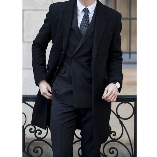 men's suits & blazers tailor made latest handsome black long coat groom tuxedos wedding dress prom man clothing 3 piece (jacket+vest+pa, White;black
men's suits & blazers tailor made latest handsome black long coat groom tuxedos wedding dress prom man clothing 3 piece (jacket+vest+pa, White;black