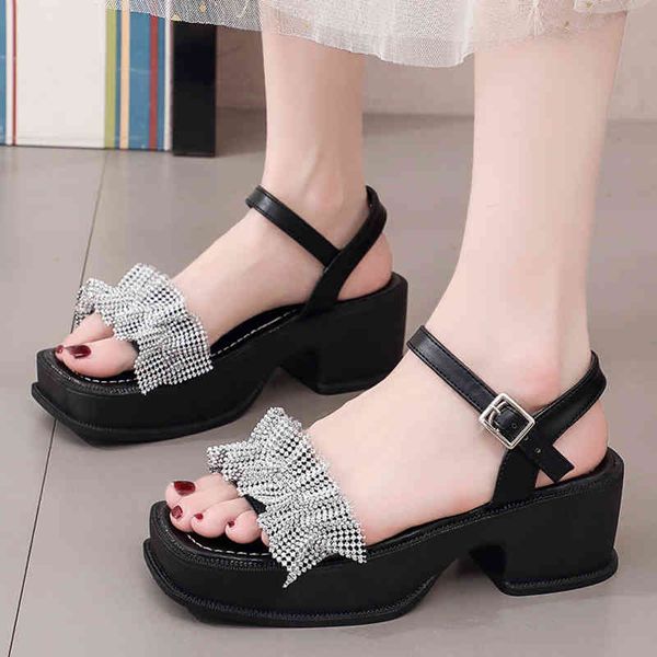 slippers lucyever crystal platform summer sandals women fashion strap outdoor beach sandalias mujer square heel thick bottom casua, Black
slippers lucyever crystal platform summer sandals women fashion strap outdoor beach sandalias mujer square heel thick bottom casua, Black