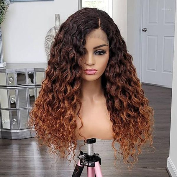 density loose curly ombre auburn human hair lace front wigs for black women preplucked natural hairline 360 frontal wig1, Black;brown
density loose curly ombre auburn human hair lace front wigs for black women preplucked natural hairline 360 frontal wig1, Black;brown