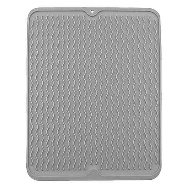 mats & pads easy clean soft silicone with hole universal heat resistant kitchen counter insulated wavy corrugation texture dish drying mat
mats & pads easy clean soft silicone with hole universal heat resistant kitchen counter insulated wavy corrugation texture dish drying mat